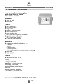 B84143-A36-R Datasheet PDF EPCOS AG