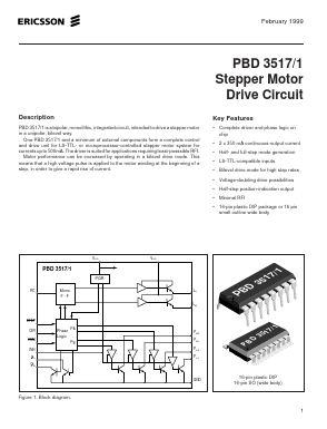 PBD3517/1NS Datasheet PDF Ericsson 