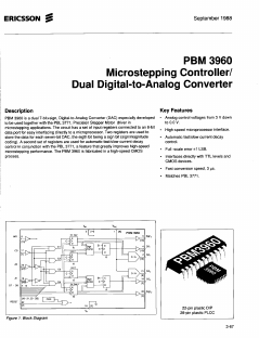 PBM3960 Datasheet PDF Ericsson 