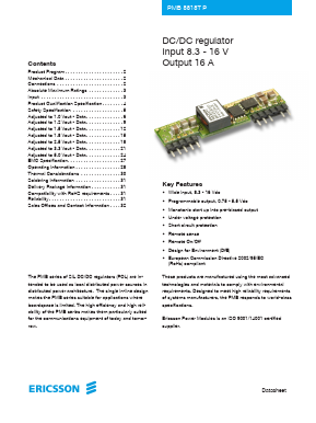 PMB8510PN Datasheet PDF Ericsson 