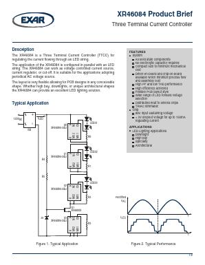 XR46084EHTR-C1 Datasheet PDF Exar Corporation