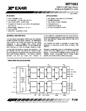 MP7683KS Datasheet PDF Exar Corporation