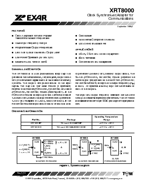 XRT8000IP Datasheet PDF Exar Corporation