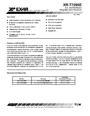 XR-T7295E-1EIP Datasheet PDF Exar Corporation