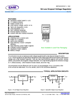 SPX29500T-L-3-3 Datasheet PDF Exar Corporation