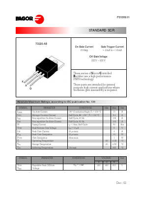 FS1009MH Datasheet PDF Formosa Technology