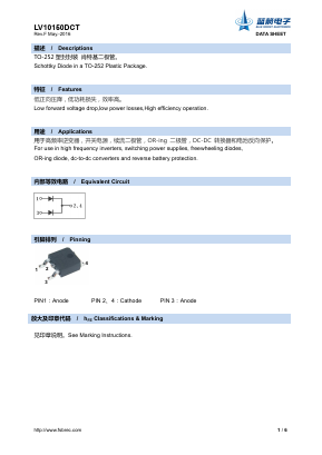 LV10150DCT Datasheet PDF Foshan Blue Rocket Electronics Co.,Ltd.