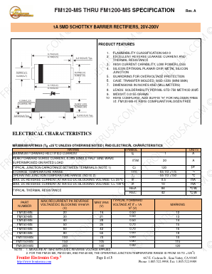 FM140-MS Datasheet PDF Frontier Electronics.