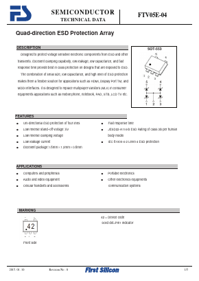 FTV05E-04 Datasheet PDF First Silicon Co., Ltd