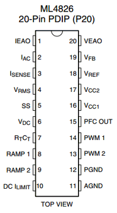 ML4826-2 Datasheet PDF Fairchild Semiconductor