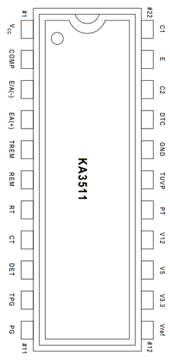 KA3511D Datasheet PDF Fairchild Semiconductor