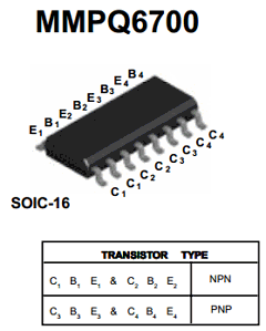 MMPQ6700 Datasheet PDF Fairchild Semiconductor
