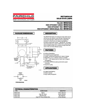 MV54124A Datasheet PDF Fairchild Semiconductor