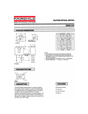 H22A1 Datasheet PDF Fairchild Semiconductor