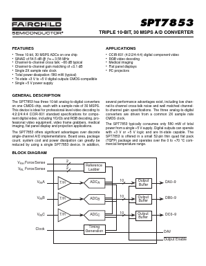 SPT7853 Datasheet PDF Fairchild Semiconductor