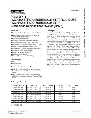 C01265RT Datasheet PDF Fairchild Semiconductor