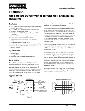 ILC6363CIRADJX Datasheet PDF Fairchild Semiconductor