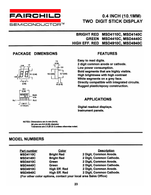 MSD4940C Datasheet PDF Fairchild Semiconductor