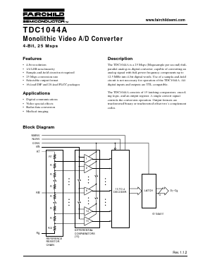 TDC1044A Datasheet PDF Fairchild Semiconductor
