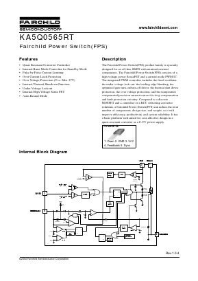 KA5Q0565RT Datasheet PDF Fairchild Semiconductor