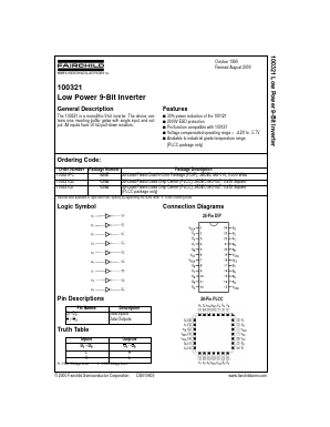 100321 Datasheet PDF Fairchild Semiconductor