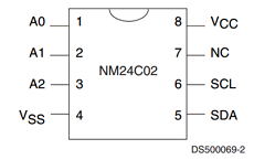 NM24C02UM8X Datasheet PDF Fairchild Semiconductor