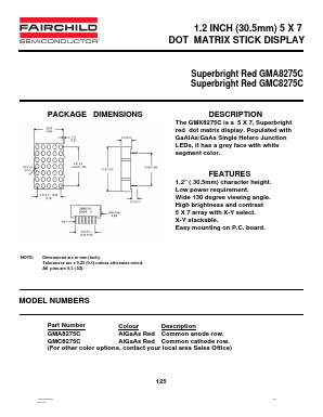 GMC8275C Datasheet PDF Fairchild Semiconductor