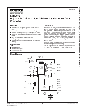 FAN5182QSCX_NL Datasheet PDF Fairchild Semiconductor
