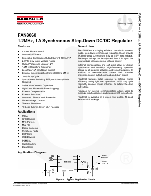 FAN8060 Datasheet PDF Fairchild Semiconductor