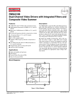 FMS6410BCS Datasheet PDF Fairchild Semiconductor