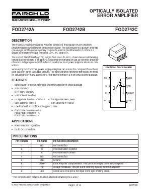 FOD2742C Datasheet PDF Fairchild Semiconductor