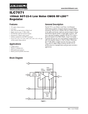 ILC7071AIM530X Datasheet PDF Fairchild Semiconductor