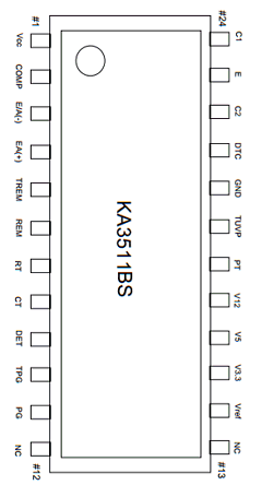 KA3511BS Datasheet PDF Fairchild Semiconductor