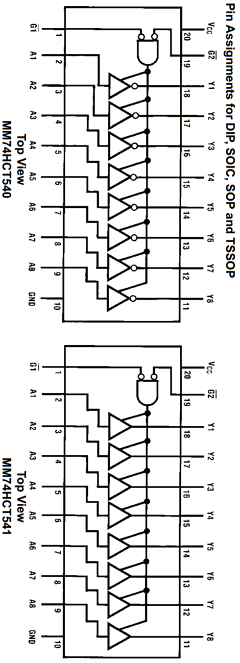 MM74HCT541 Datasheet PDF Fairchild Semiconductor