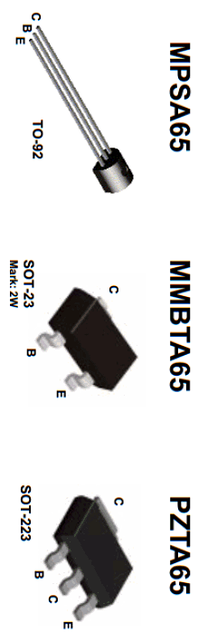 MMBTA65 Datasheet PDF Fairchild Semiconductor