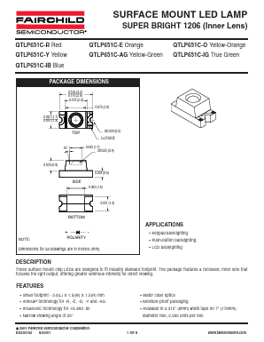 QTLP651C-AG Datasheet PDF Fairchild Semiconductor