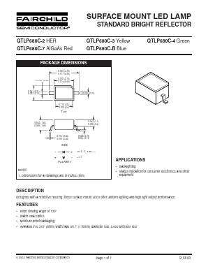 QTLP680C-B Datasheet PDF Fairchild Semiconductor