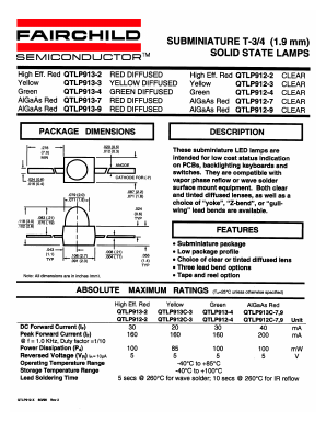 QTLP912 Datasheet PDF Fairchild Semiconductor