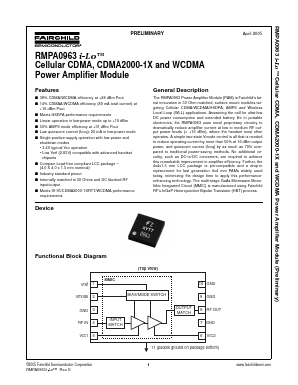 RMPA0963 Datasheet PDF Fairchild Semiconductor