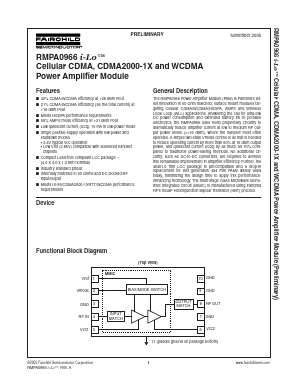 RMPA0966 Datasheet PDF Fairchild Semiconductor