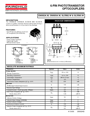 CNX83A300W Datasheet PDF Fairchild Semiconductor