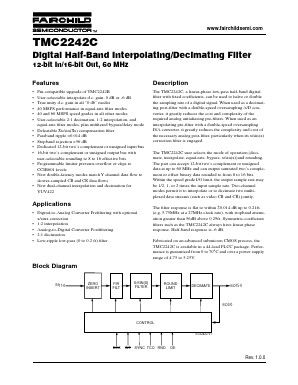 TMC2242CR2C1 Datasheet PDF Fairchild Semiconductor