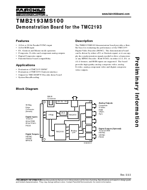 TMB2193MS100 Datasheet PDF Fairchild Semiconductor