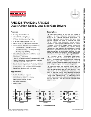 FAN3225 Datasheet PDF Fairchild Semiconductor