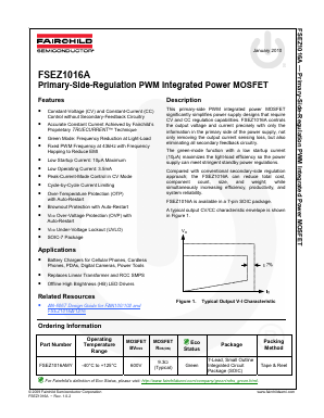 FSEZ1016A Datasheet PDF Fairchild Semiconductor