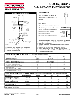CQX15 Datasheet PDF Fairchild Semiconductor