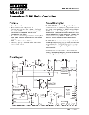 ML4425IS Datasheet PDF Fairchild Semiconductor