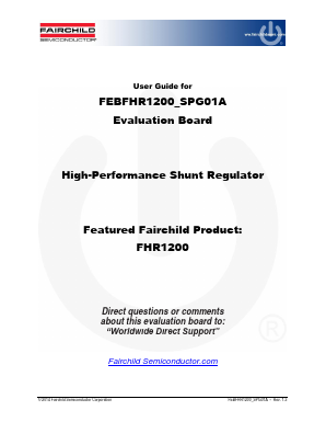 FEBFHR1200_SPG01A Datasheet PDF Fairchild Semiconductor