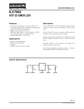 ILC7062CM-50 Datasheet PDF Fairchild Semiconductor