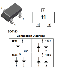 MMBD1504 Datasheet PDF Fairchild Semiconductor